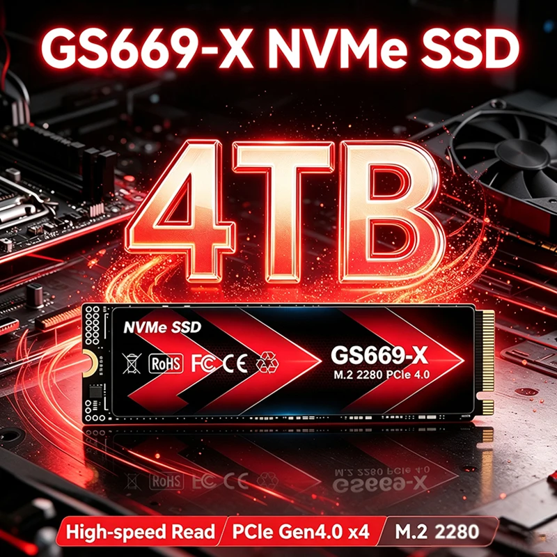 M.2 Nvme 4Tb Pcie 4.0 Ssd - 새로운 정품 GS669-X NVMe SSD M.2