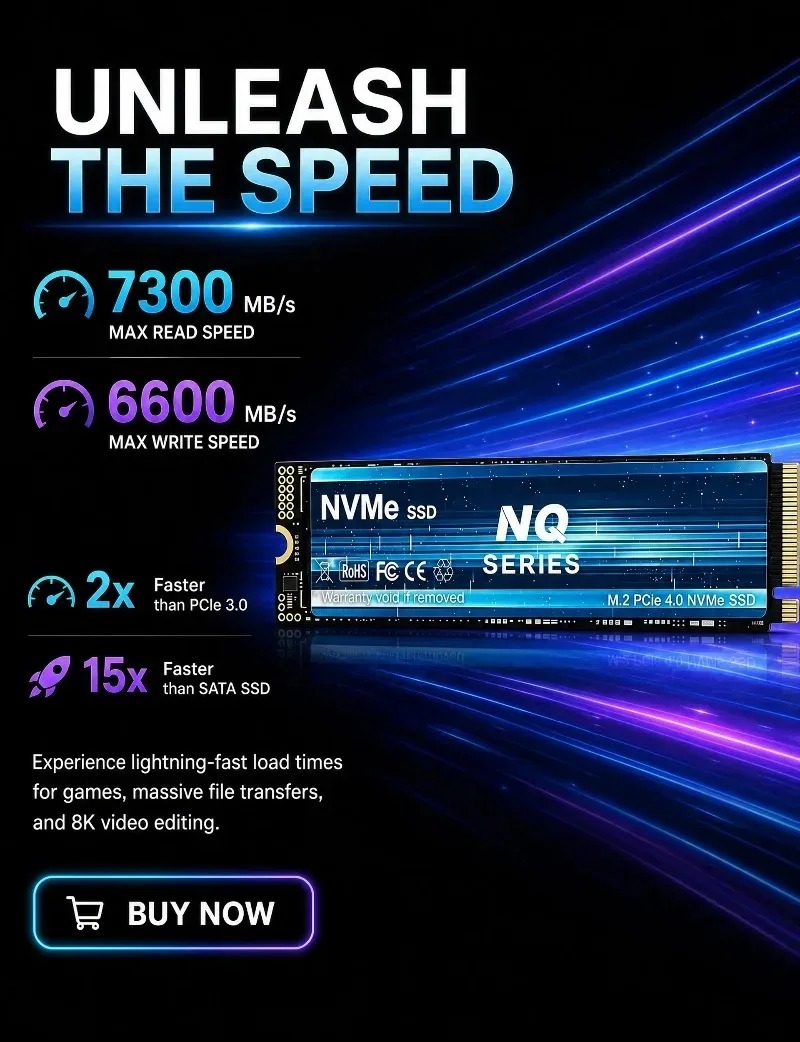 NQ 시리즈 NVMe SSD 2TB/4TB NVMe P - M.2 Nvme 4Tb Pcie 4.0 Ssd 리뷰 및 가격