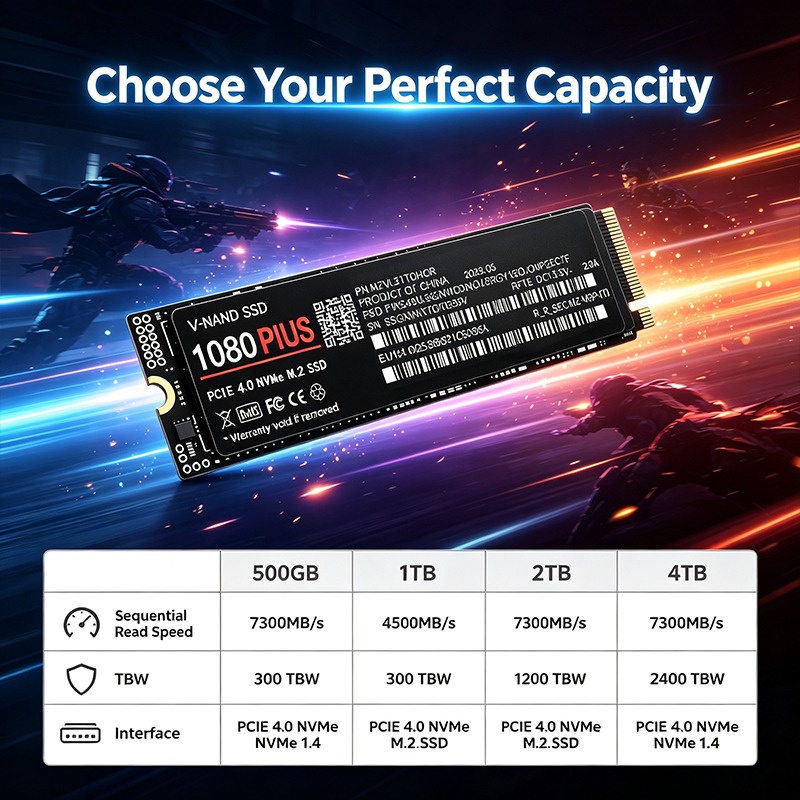 1080 Plus M.2 NVMe PCIe 4.0 솔리 - M.2 Nvme 4Tb Pcie 4.0 Ssd 리뷰 및 가격