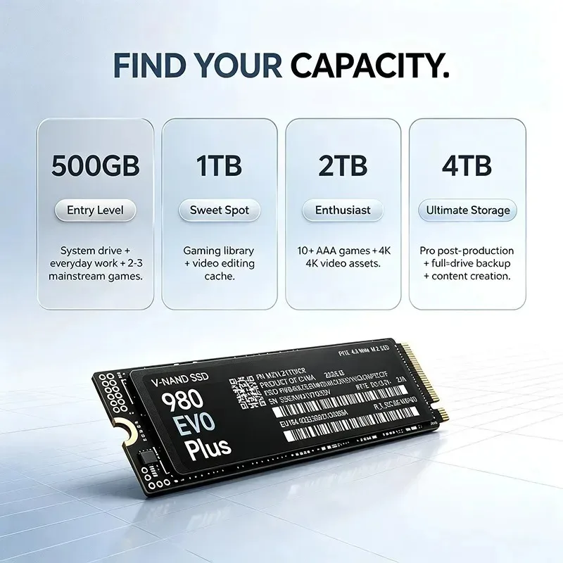 980 EVO Plus M.2 2280 NVMe PCI - M.2 Nvme 4Tb Pcie 4.0 Ssd 리뷰 및 가격