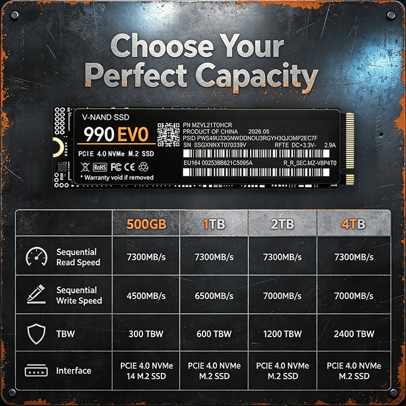990 EVO M.2 2280 NVMe PCIe 4.0 - M.2 Nvme 4Tb Pcie 4.0 Ssd 리뷰 및 가격